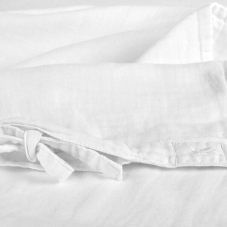 Junior sengetøj økologisk bomuld hvid