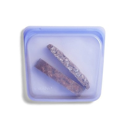 Stasher genanvendelig silikonepose sandwich lilla