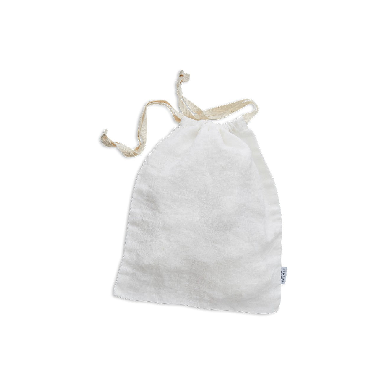 web lidenskabelig Lækker Stofpose med snor - Genanvendelig madpose i hør og bomuld
