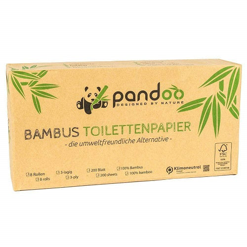 Bambus toiletpapir fra Pandoo